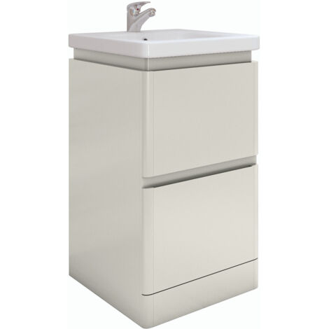 RAK Resort 500mm Matt Stone Floor Standing Vanity Unit - RAKRSTFSU50601