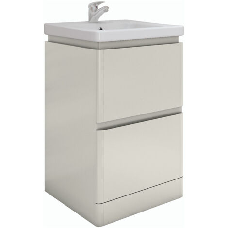 RAK Resort 550mm Matt Stone Floor Standing Vanity Unit - RAKRSTFSU55601