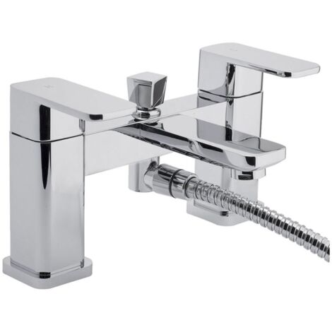 RAK Resort Bath Shower Mixer Tap Pillar Mounted - Chrome