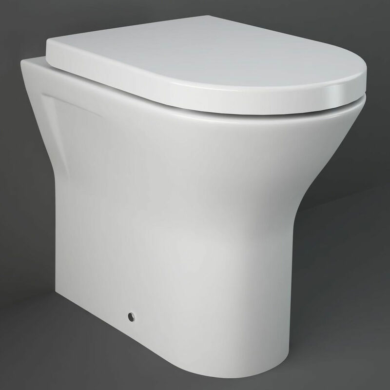 Rak Ceramics Rak Resort Rimless Back To Wall Toilet 450Mm Extended