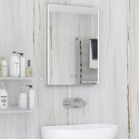 RAK Resort LED Mirror with Demister Pad and Shaver Socket 700mm H x 550mm W