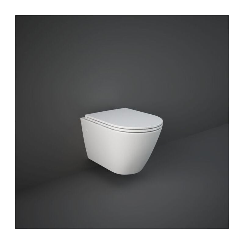 Rak Ceramics - rak Resort wc RST23AWHA, mural sans rebord, blanc