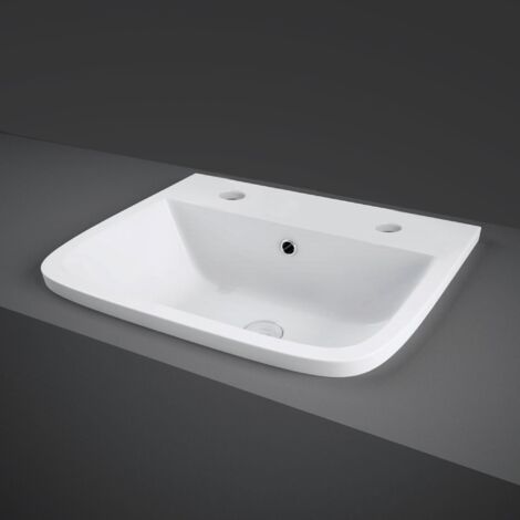 RAK Series 600 Inset Basin with 2 Tap Holes - SE0903NCHAWHA