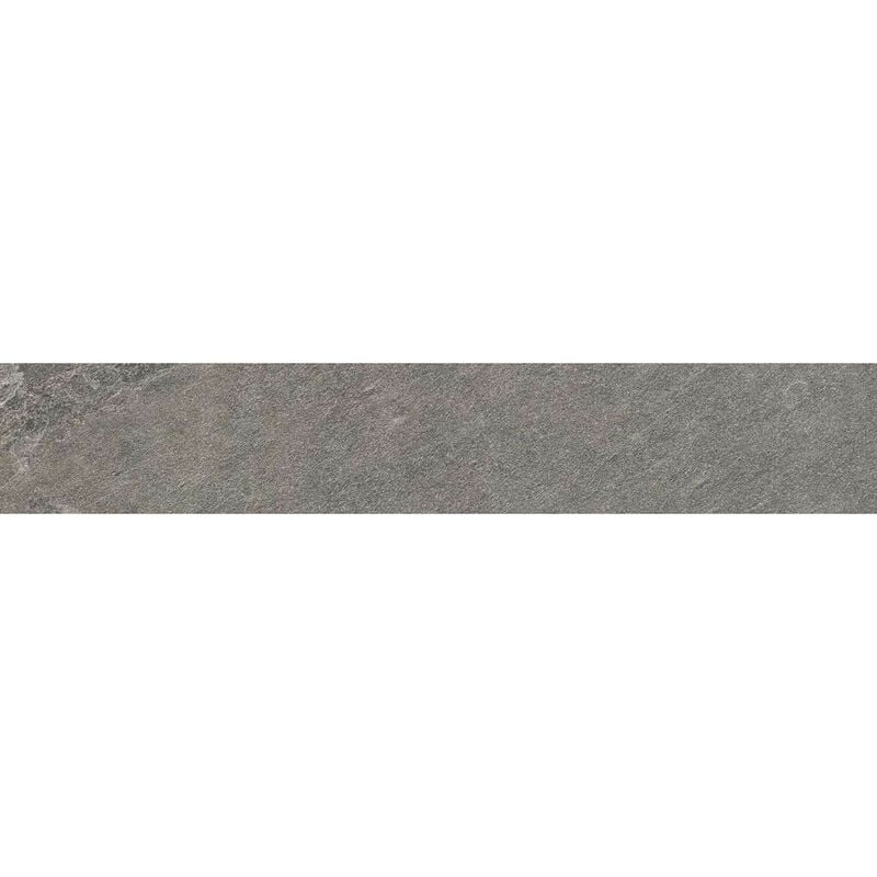 Rak Ceramics - rak Shine Stone Dark Grey Matt 10cm x 60cm Porcelain Wall and Floor Tile - ACT-06ZSHS-DGY.2RB