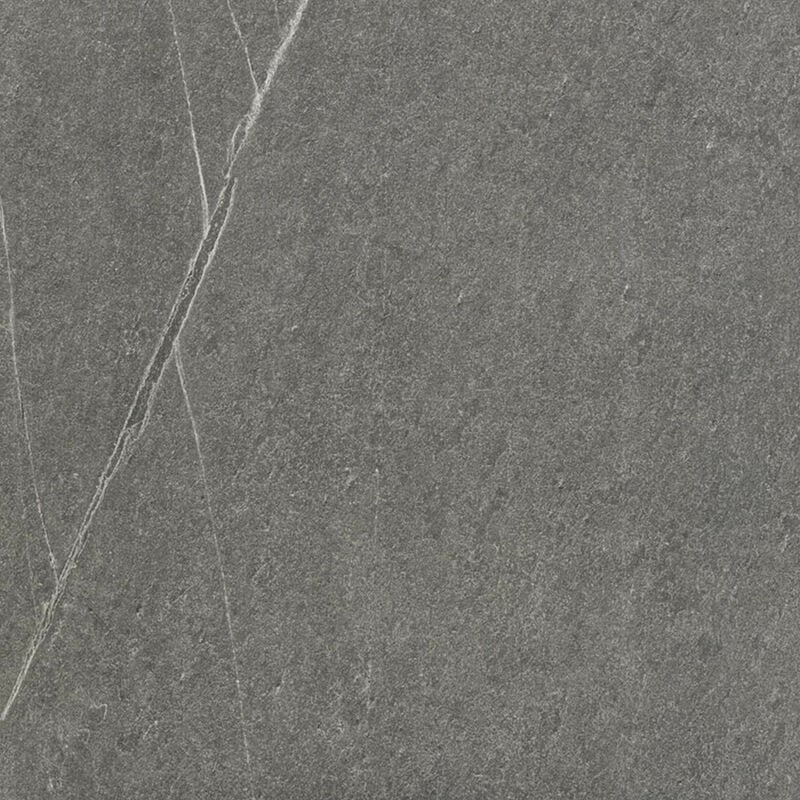 Rak Shine Stone Dark Grey Matt 60cm x 60cm Porcelain Wall and Floor Tile - A06GZSHS-DGY.M2R - Stone Dark Grey