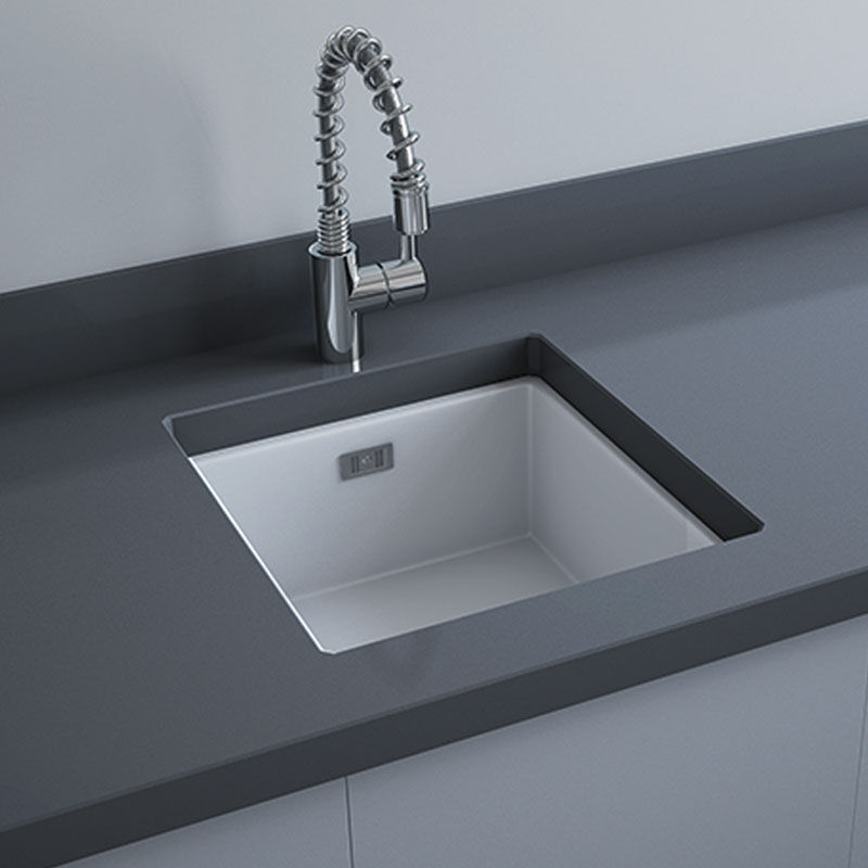 Rak Ceramics - Rak Silvia Drop In Kitchen Sink 450mm L X 475mm W - Matt White