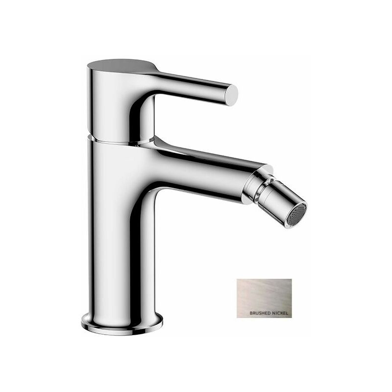 Rak Sorrento Bidet Mixer Tap - Brushed Nickel - Brushed Nickel