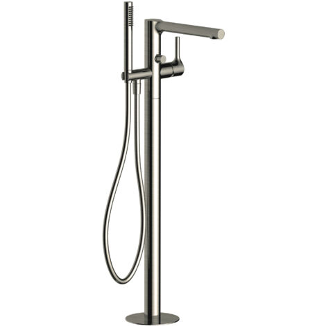 RAK Sorrento Brushed Nickel Freestanding Bath Shower Mixer Tap - RAKSOR3014N
