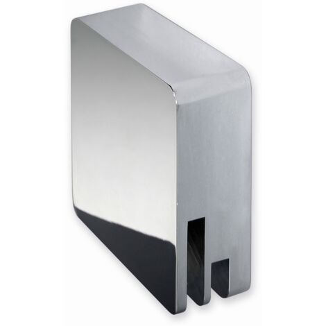 RAK Square Freeflow Overflow Bath Filler with Click Clack Waste - Chrome