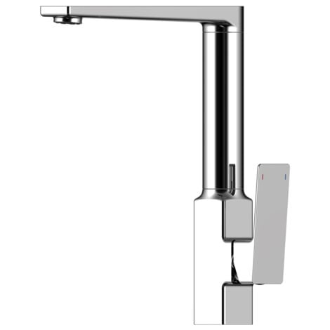 RAK Square Kitchen Sink Mixer Tap - Side Lever
