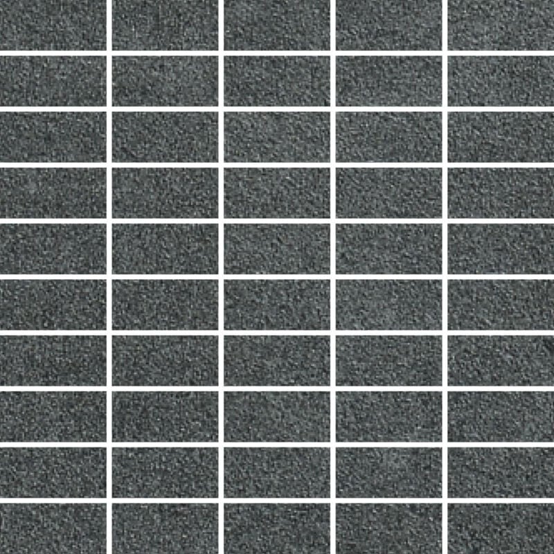 Rak Surface Ash Matt 30cm x 30cm Sheet 2.7cm x 5.8cm Bricks Porcelain Mosaic Tile - AM-GZSUR-AS.RT3/6 - Ash