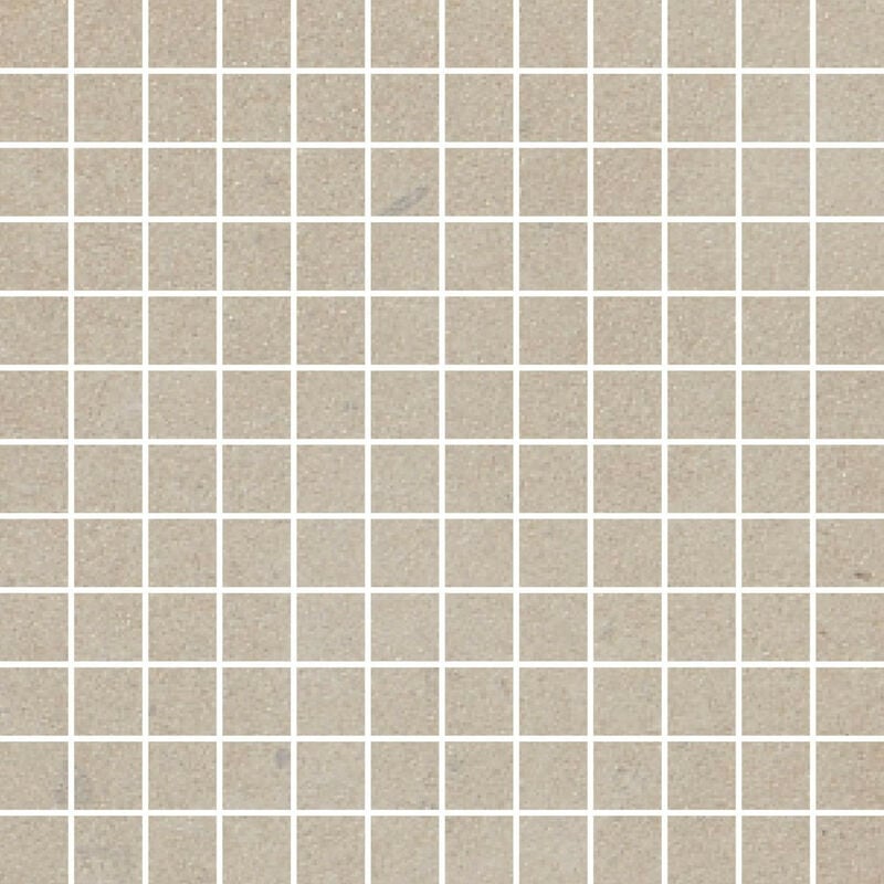 Rak Surface Sand Matt 30cm x 30cm Sheet 2.3cm x 2.3cm Squares Porcelain Mosaic Tile - AM-GZSUR-SN.RT/2H - Sand