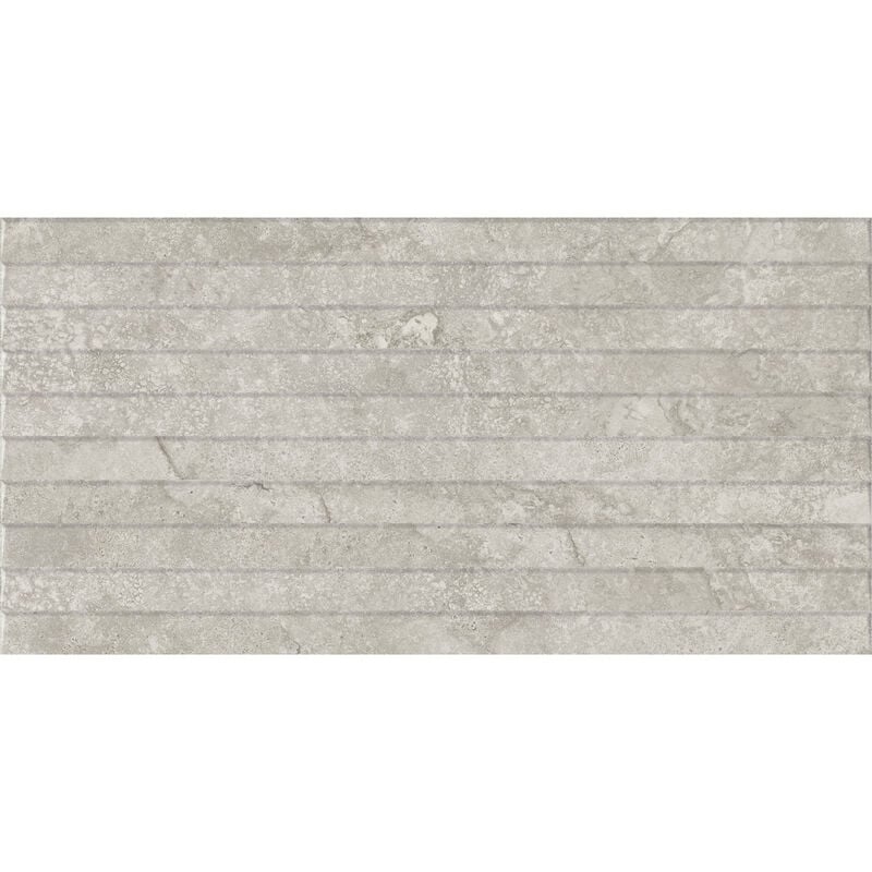 Rak Ceramics - rak Warwick Grey Decor Matt 30cm x 60cm Ceramic Wall Tile - R3703