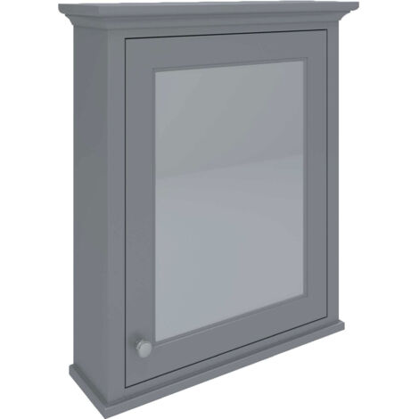 RAK Washington Grey 600mm Mirror Cabinet - RAKWMC60503