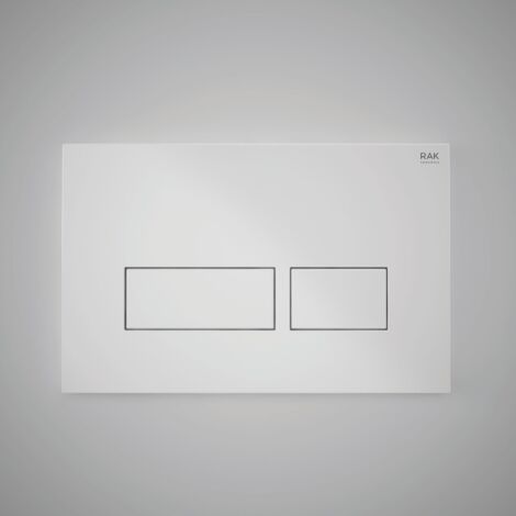 RAK White Flush Plate with Rectangular Push Plates - FSRAKPPL006