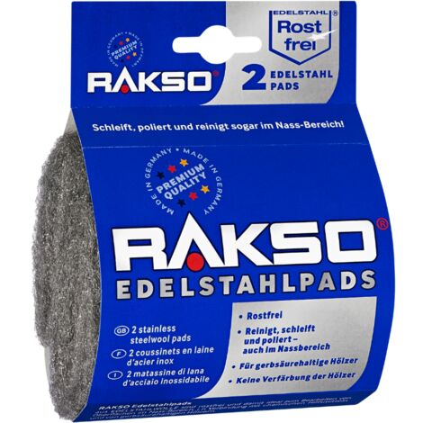Rakso Edelstahlwolle-Schleifkissen extra fein SB