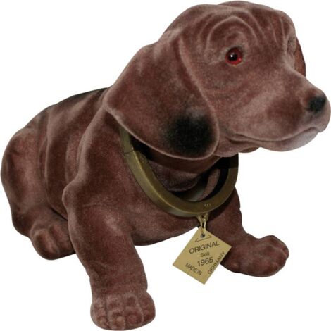 Rakso Kunststofferzeugnisse 563014 Cane dondolante da cruscotto (L x L) 30 cm x 10 cm Marrone