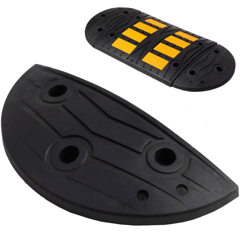 Ralentisseur extrême en caoutchouc, largeur 180x395x60mm