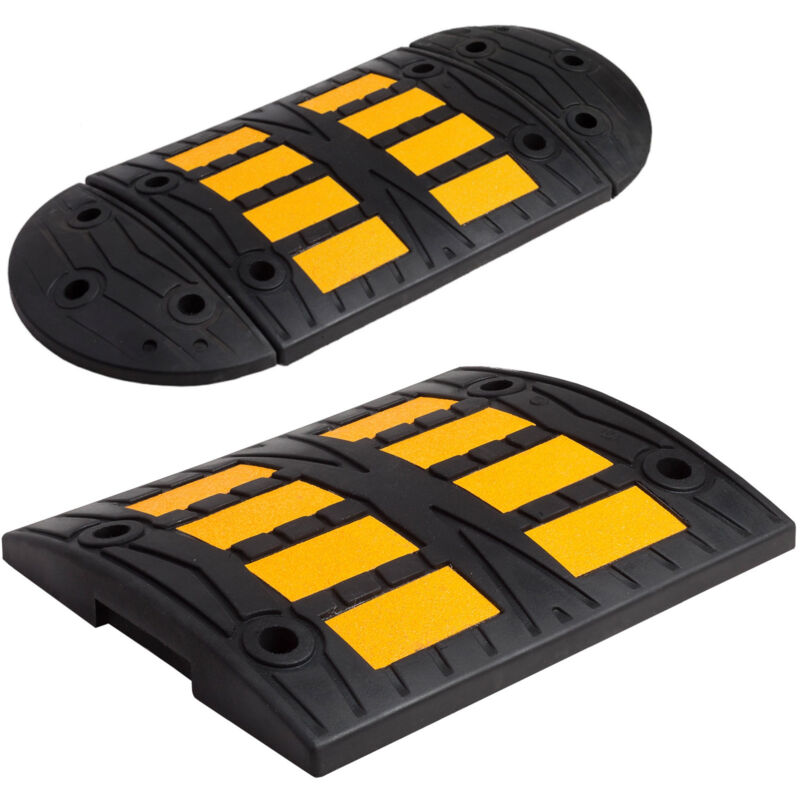 Ralentisseur moyen en caoutchouc, largeur 480x395x60mm