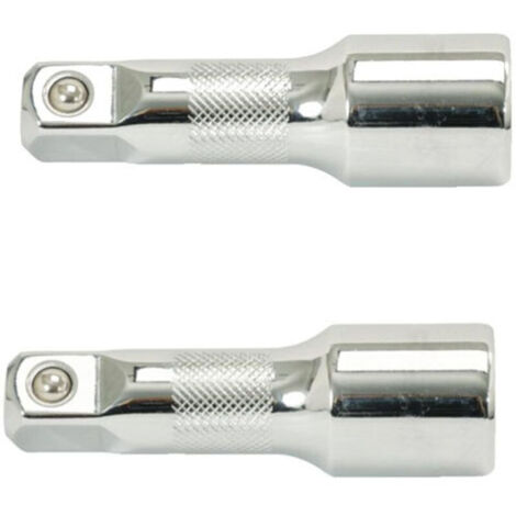 Rallonge 1/2 Pouce 75 mm Finition Chromée pour Outils Pro