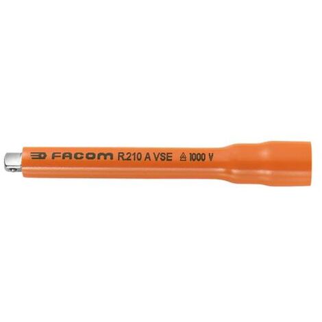 Rallonge 1/4'' Facom R.210, 116 mm, Carré ( Prix pour 1 )