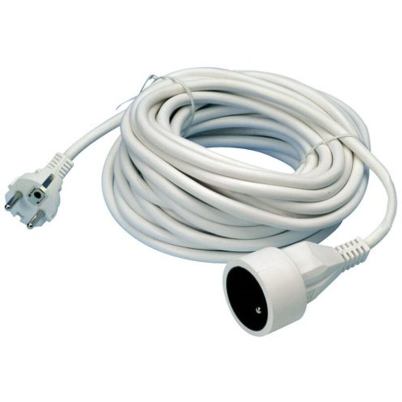 Rallonge Elec 3g1.5 Pvc 10m Blc - PROFILE