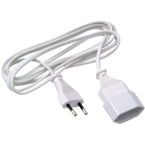 RALLONGE 2X0.75PVC 2.5M BLANC PROFILE 790222494