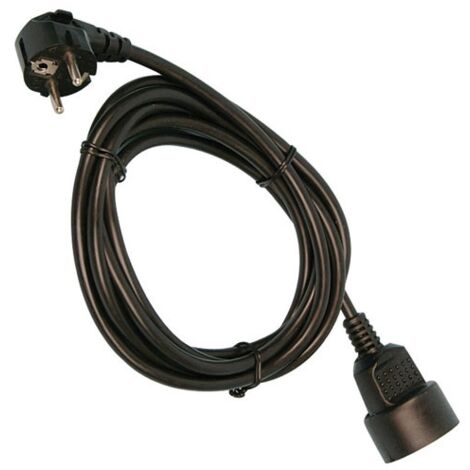 RALLONGE 5M NOIR 3G1.5 PROFILE