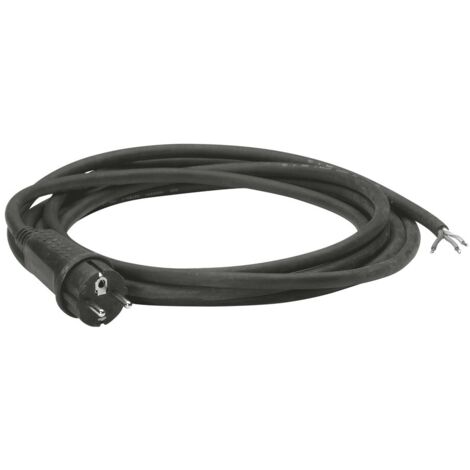 Rallonge à câbler avec fiche 2P+T 16A avec cordon caoutchouc 3m LEGRAND 051634