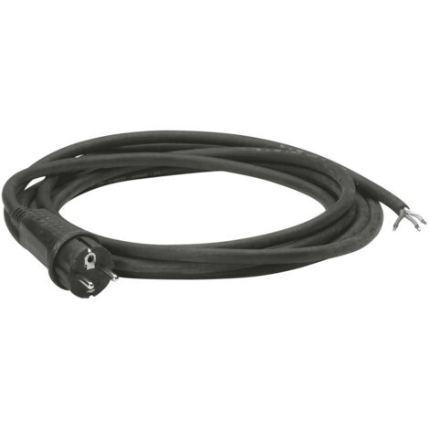 Rallonge à câbler avec fiche 2P+T 16A avec cordon caoutchouc 5m LEGRAND 051635
