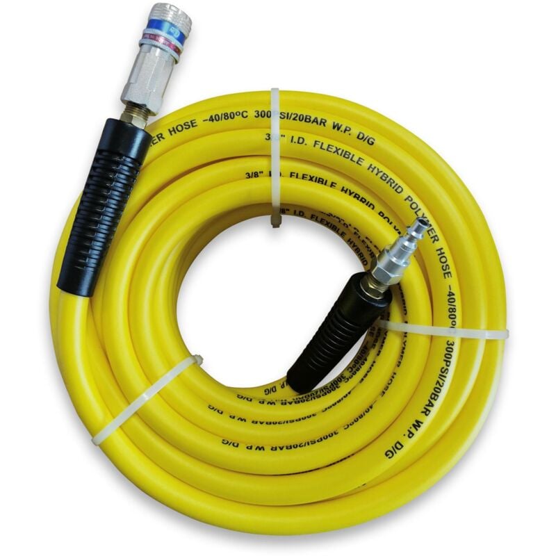 Oc-pro - Rallonge tuyau air comprime antistatique 10 m avec embout et coupleur