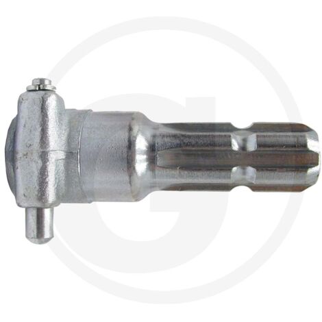 Rallonge avec bouton poussoir pour tracteur agricole 1 38/'' 6 dents 6147500138138175