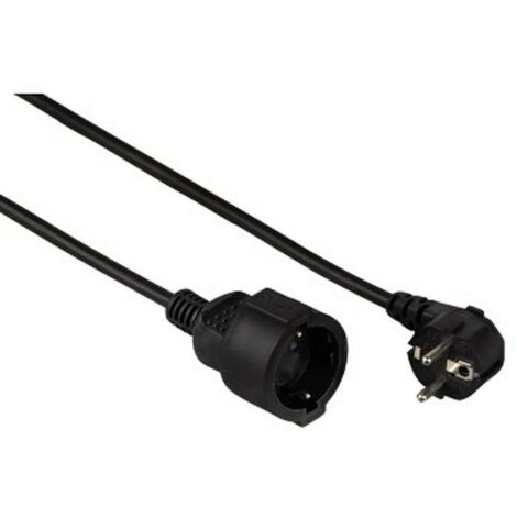 RALLONGE AVEC CONTACT DE PROTECTION ''PROFI'', 5 M, NOIRE HAMA