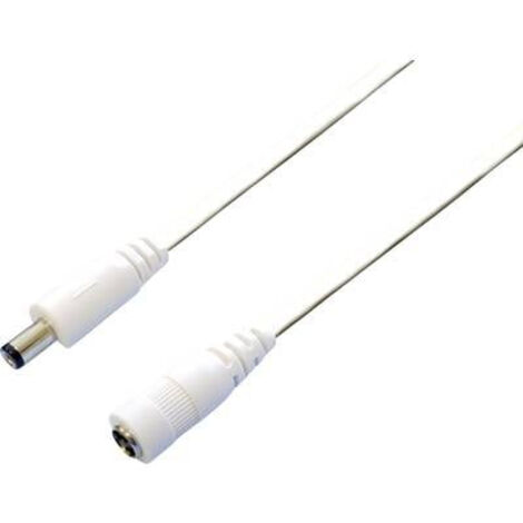 Rallonge basse tension BKL Electronic 072096 DC mâle - DC femelle 5.5 mm 2.1 mm 2.1 mm 3.00 m 1 pc(s) V654561