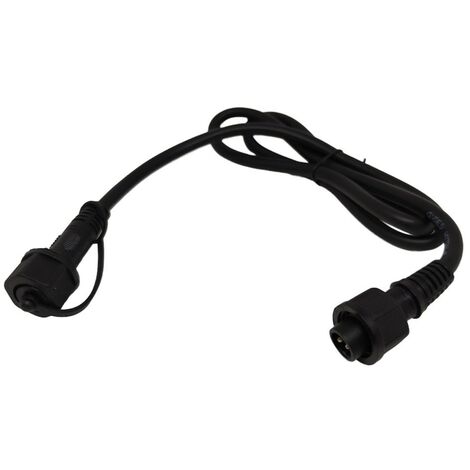 Rallonge câble 1 mètre avec connecteurs Mâle/Femelle étanches 12-230V pour spots encastrables Limão®