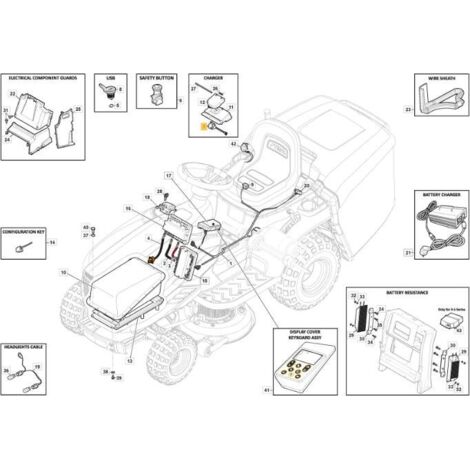 Rallonge CHARGEUR MP/SD EL ORIGINAL STIGA - 125065047/1
