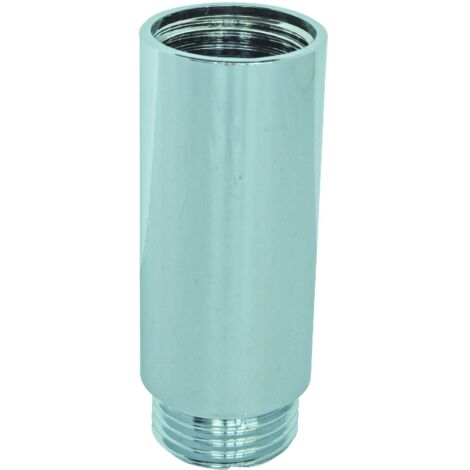 Ayor – Rallonge chromée Mâle 15/21 – Femelle 15/21 – Longueur 50 mm en laiton – Raccord pour robinetterie sanitaire
