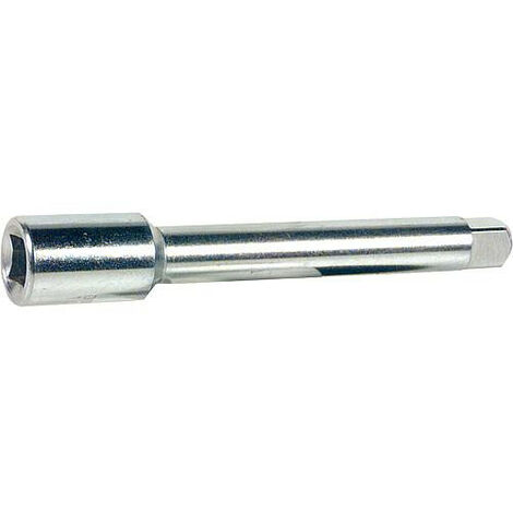 Rallonge d outil zinguee pour 4 pans. 7,0 mm, Lg. 125 mm 1piece