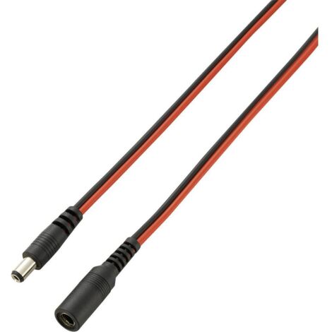 RALLONGE DC VOLTCRAFT 93025C183 DC MÂLE 5.5 MM 2.5 MM - DC FEMELLE 5.5 MM 2.5 MM 3.00 M 1 PC(S)