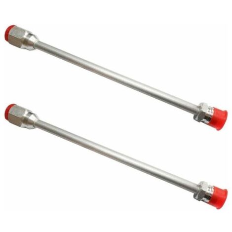 Rallonge de buse Airless 30 cm – Compatible pistolets Titan/Wagner/Graco – Pour surfaces difficiles d'accès – Lot de 2 pièces