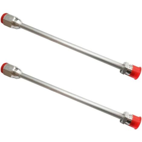 Rallonge de buse pour pistolet à peinture sans air, 2 pièces x 30 cm, pour atteindre les zones hautes et difficiles d'accès