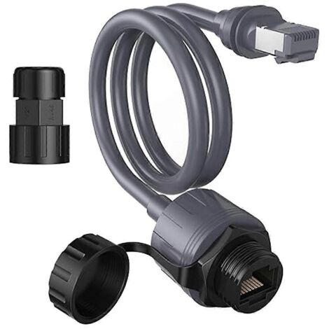 Rallonge de câble adaptateur Ethernet vers coupleur RJ45
