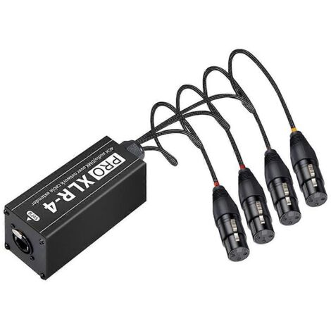 Rallonge de câble audio et réseau XLR 4 canaux C