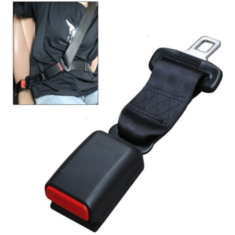 Rallonge de ceinture pour siège auto, accessoire pour siège auto, pièce de siège auto de 23 cm, boucle réglable, convient aux femmes enceintes/femmes
