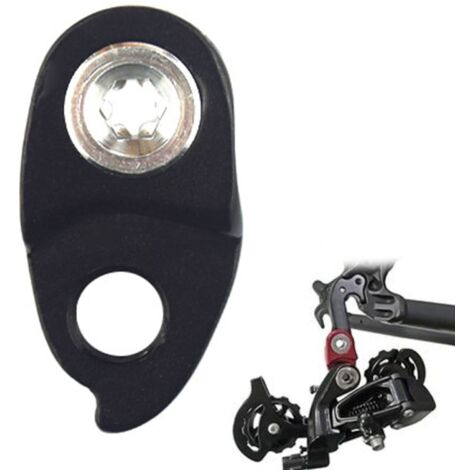 Rallonge de Crochet de Queue,Extension Cadre de Vélo,Patte De Derailleur VTT,Bike Extenseur de Levier de Vitesse,Extension de Dérailleur Arrière de Vélo,Extender Cadre Gear Queue Crochet Extender