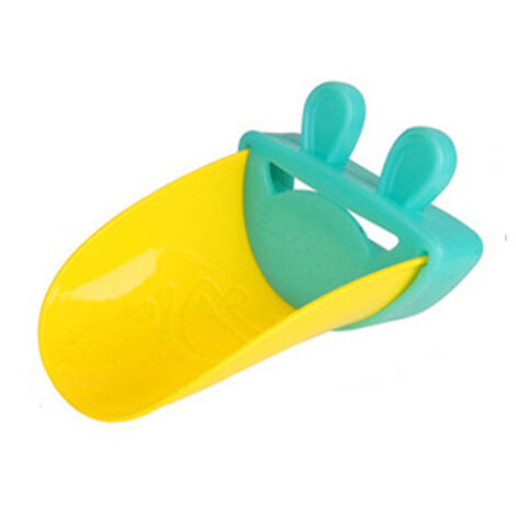 Rallonge de et pour enfants Lavage à la main en silicone Évier résistant aux éclaboussures Tête étanche (Lapin)