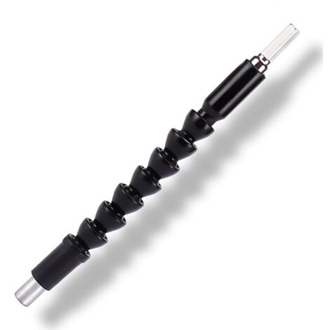 Rallonge de foret flexible, tournevis électrique universel à tige souple, rallonge de foret, bielle de perceuse à main allongée, tuyau de pliage multifonctionnel (200 mm)