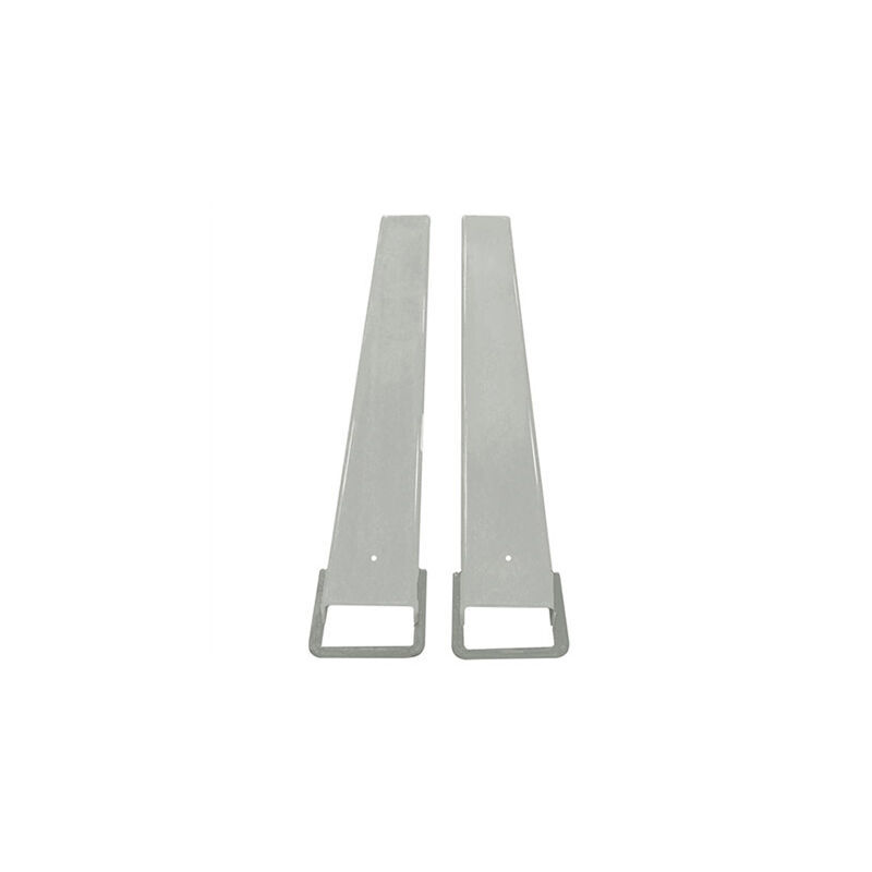 A. Rallonges de fourches ouvertes pour chariot élévateur - Dimensions : 1800x150mm
