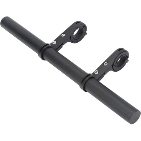 Rallonge de Guidon de Vélo de 20 CM, Barre de Montage de Phare de Vélo en Alliage D'aluminium Double Support de Guidon de Vélo