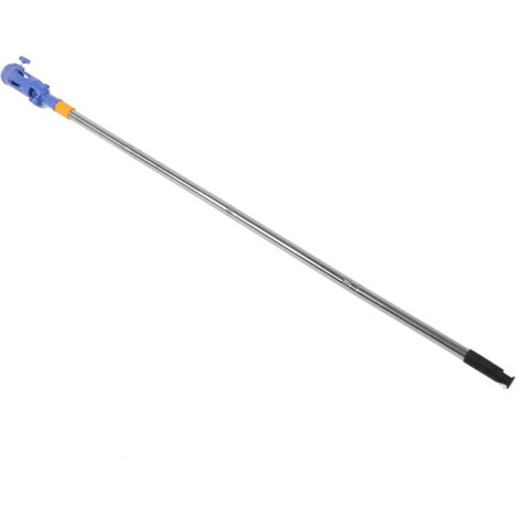 Rallonge de pinceau en acier inoxydable et plastique, poteau d'extension de rouleau rotatif à 180 degrés pour la peinture des bords d'angle